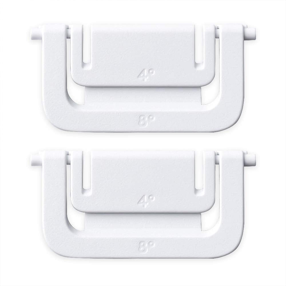 HUYUN White Plastic Stand Foot Leg Replacement for Logitech G813/G815/G913/G915 TKL RGB Mechanical Gaming Keyboard (1 Pair White Stand)