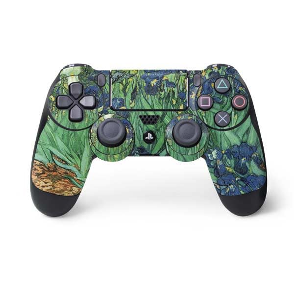 Skinit Decal Gaming Skin Compatible with PS4 Controller - Officially Licensed Van Gogh - Irises by Van Gogh Design