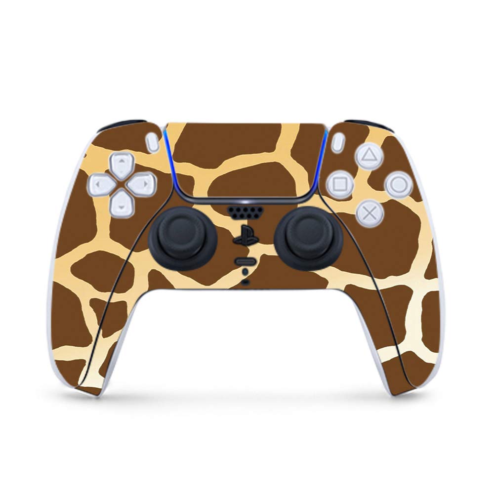 MightySkins Gaming Skin for PS5 / Playstation 5 Controller - Giraffe | Protective Viny wrap | Easy to Apply and Change Style | Made in The USA