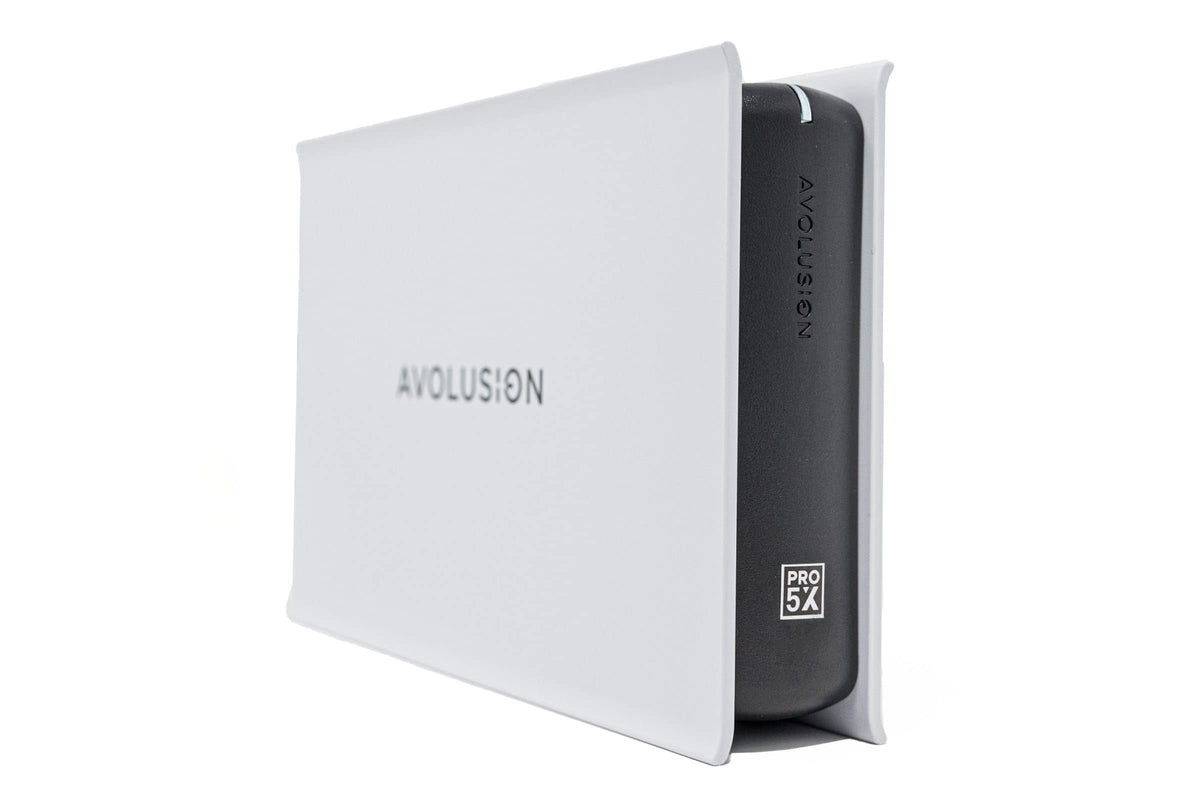 Avolusion PRO-5X Series 2TB USB 3.0 External Gaming Hard Drive for PS5 Game Console (White) - 2 Year Warranty (refurbished)