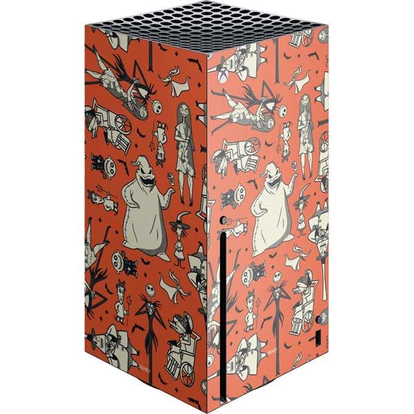 Skinit Decal Gaming Skin Compatible with Xbox Series X Console - Officially Licensed Disney The Nightmare Before Christmas Character Pattern Print Design
