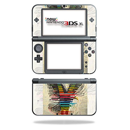 MightySkins Skin Compatible with Nintendo New 3DS XL (2015) - Rainbow Eagle | Protective, Durable, and Unique Vinyl Decal wrap C