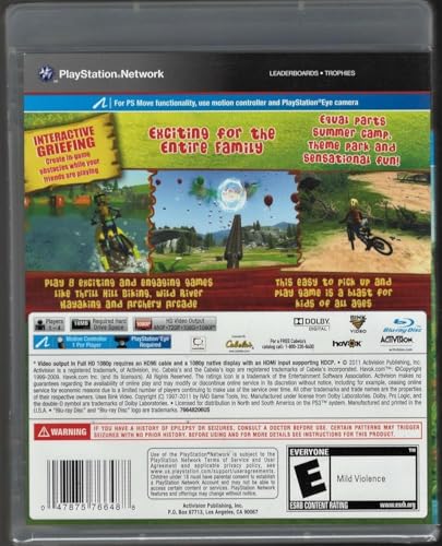 ACTIVISION Cabela's Adventure Camp Game for Playstation 3 - Model 047875766488