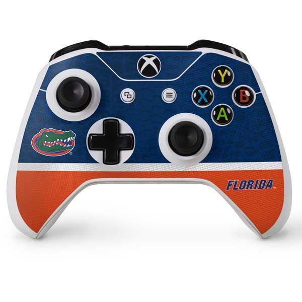 Skinit Decal Gaming Skin Compatible with Xbox One S Controller - Officially Licensed University of Florida Gators Logo Design