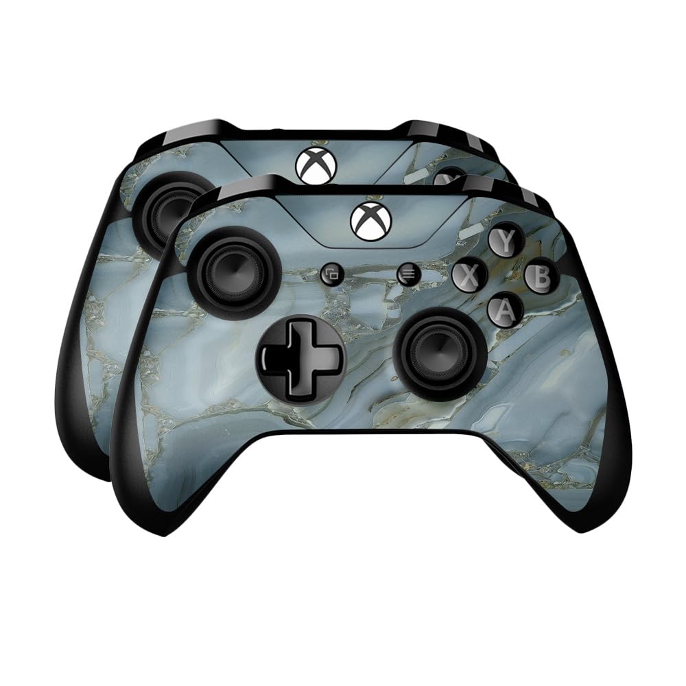 Skin Compatible with Microsoft Xbox One Controller (2 Pack) - Crystal Rock - Premium 3M Vinyl Protective Wrap Decal Cover - Easy to Apply | Crafted in The USA by MightySkins