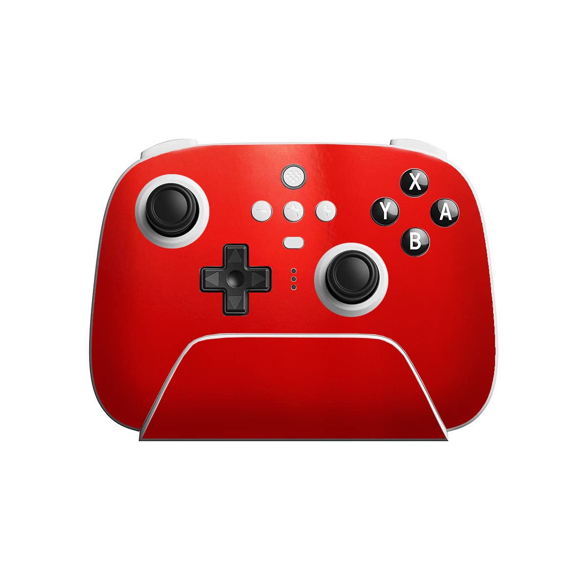SopiGuard Sticker Skin for 8Bitdo Ultimate Wireless Controller Front and Buttons (Gloss Dragon Fire Red)