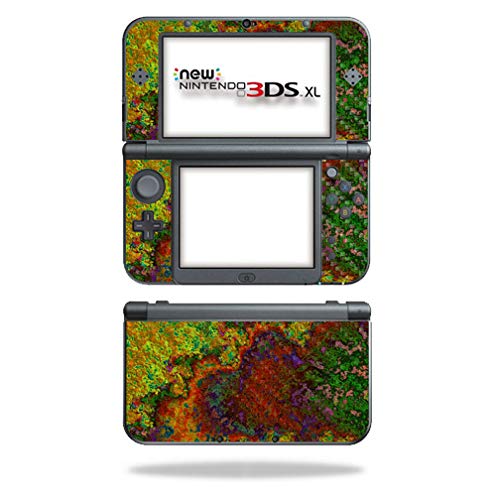 MightySkins Carbon Fiber Skin for Nintendo New 3DS XL (2015) - Rust | Protective Durable Textured Carbon Fiber Finish | Easy to Apply Remove and Change Styles | Made in The USA