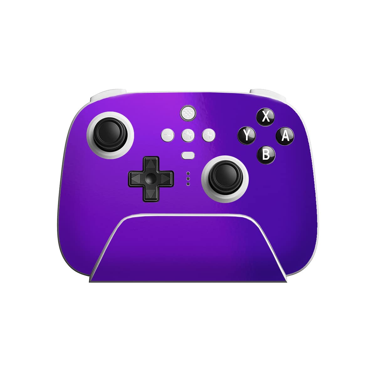 SopiGuard Sticker Skin for 8Bitdo Ultimate Wireless Controller Front and Buttons (Gloss Purple)
