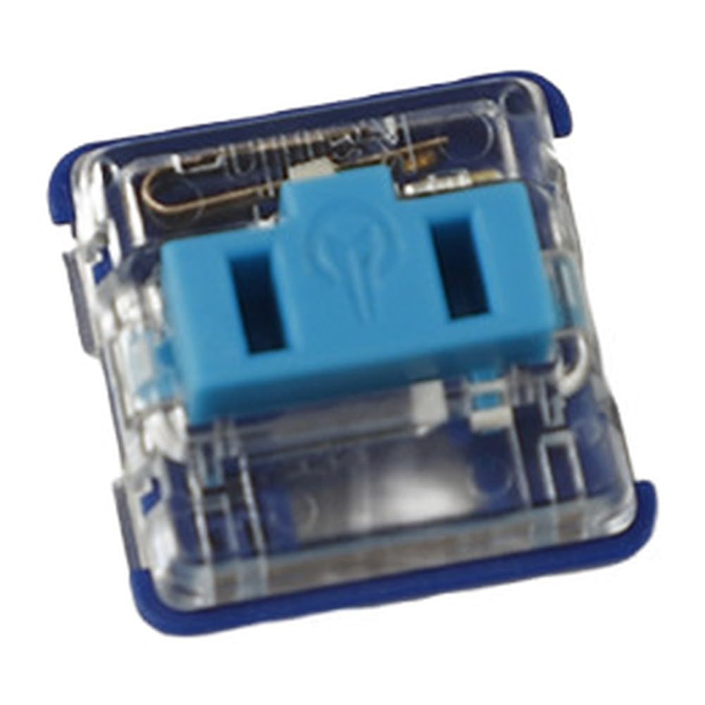 10 Pack Low Profile Keyboard Switches with Clicky, Tactile, and Linear Options Providing Responsive Key Actuation (E)