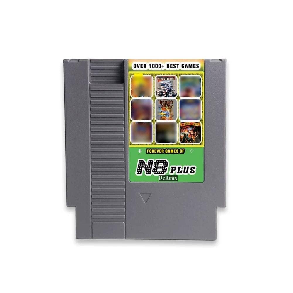Deltrax Super refill unit N8 Plus 1000 in 1 Multi Game refill unit for NES 8 Bit video Game Consoles