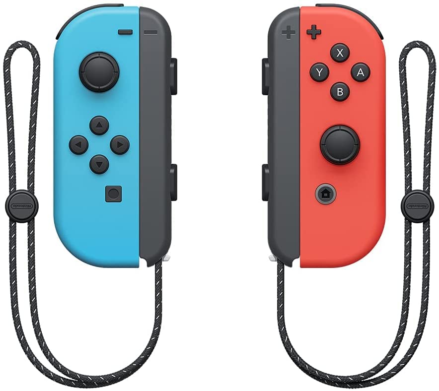 NINTENDO SWITCH OLED Model - Neon Red & Neon Blue Joy-Con (Renewed) - Japan Stock, Region-Free, Model 207-29-0008