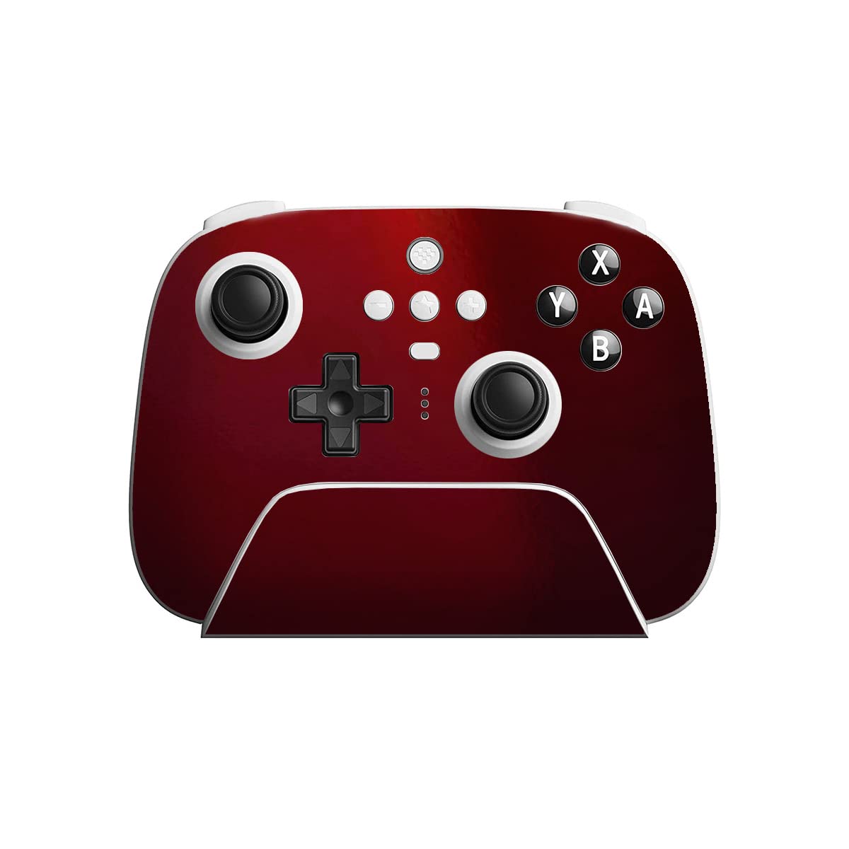 SopiGuard Sticker Skin for 8Bitdo Ultimate Wireless Controller Front and Buttons (Gloss Wine Red)