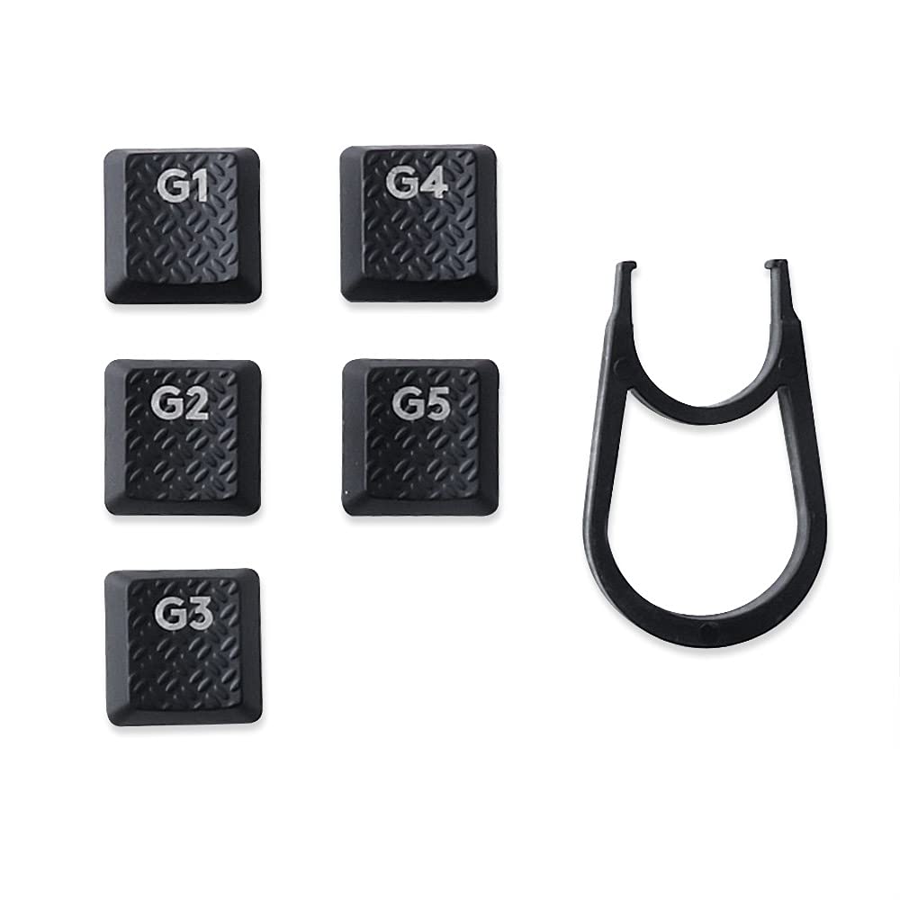 HUYUN Texture Tactility Backlit Keycaps G1 G2 G3 G4 G5 Key Replacement for GL Tactile Switch Logit G813/G815/G913/G915 TKL RGB Mechanical Gaming Keyboard