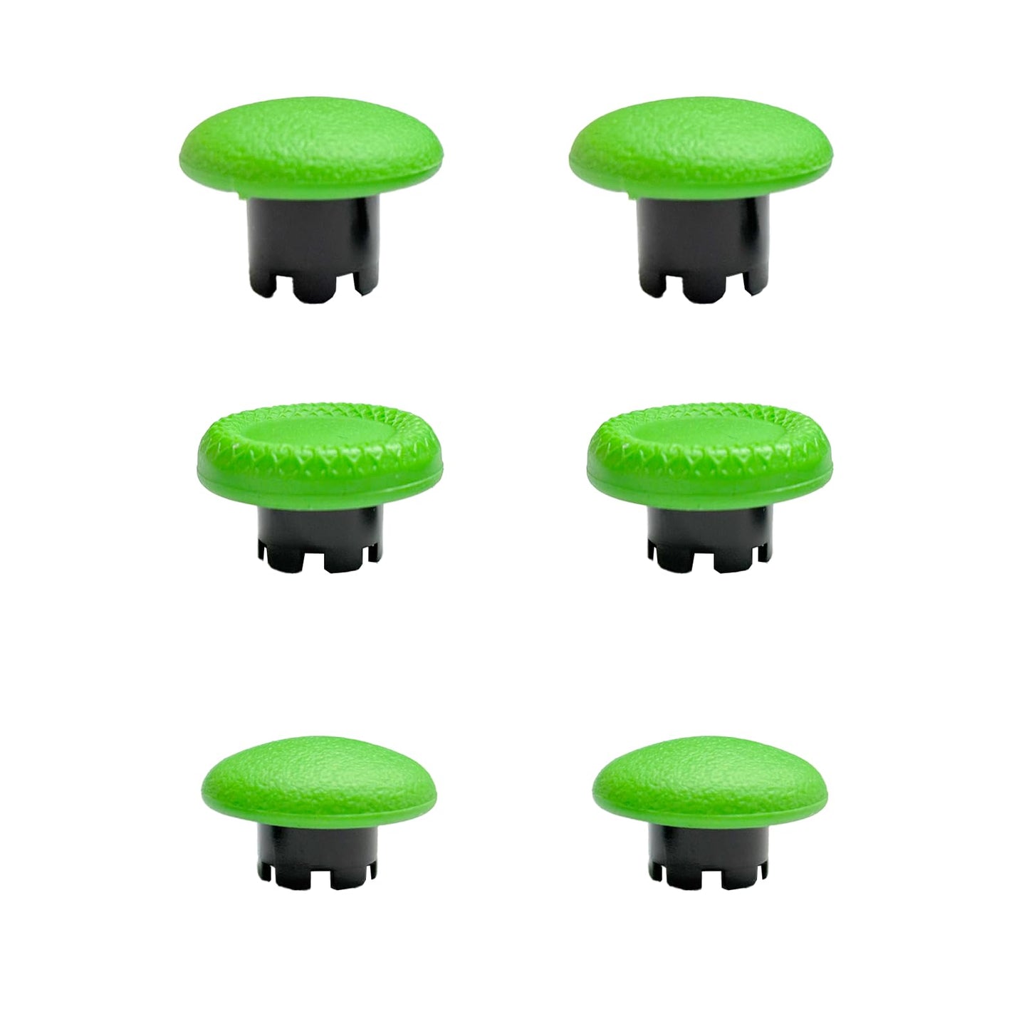 Thumbsticks for PS5 Edge Controller Thumbsticks Paddles Replacement for PS5 Dualsense Controller 6 in 1 Accessories Parts for PS5 Dualsense Edge Controller Analog Joystick Repair Kit (Green)