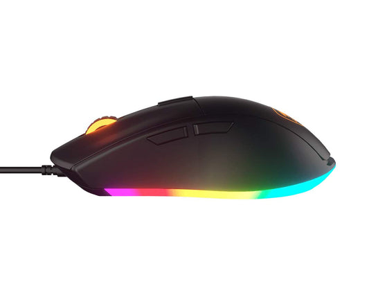 COUGAR Minos XT Gaming Mouse - 4000 DPI Optical Sensor, RGB Lighting, Black