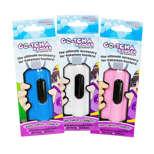 Datel Go-Tcha Ranger LED Touch Screen - Accessory for Pocket Monster Go Plus - Model 1204554 - Compatible with iPhone/Android - Blue