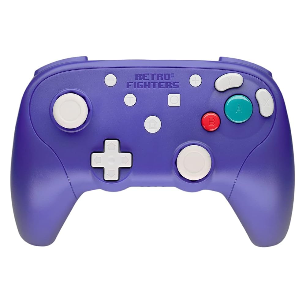 Retro Fighters Wireless Controller for Gamecube, Switch & PC - Blue/Purple