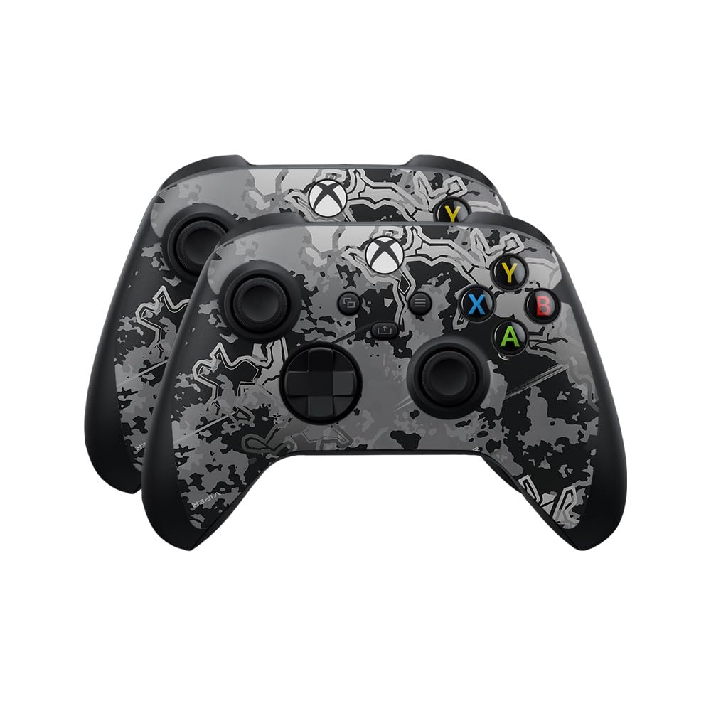 Skin Compatible with Microsoft Xbox Series X|S Controller (2 Pack) - Viper Urban - Premium 3M Vinyl Protective Wrap Decal Cover - Easy to Apply | Crafted in The USA by MightySkins