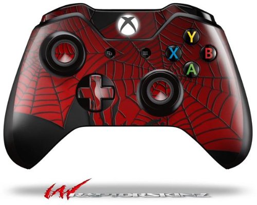 WraptorSkinz Decal Style Vinyl Skin Wrap compatible with XBOX One Original Wireless Controller Spider Web - (CONTROLLER NOT INCL