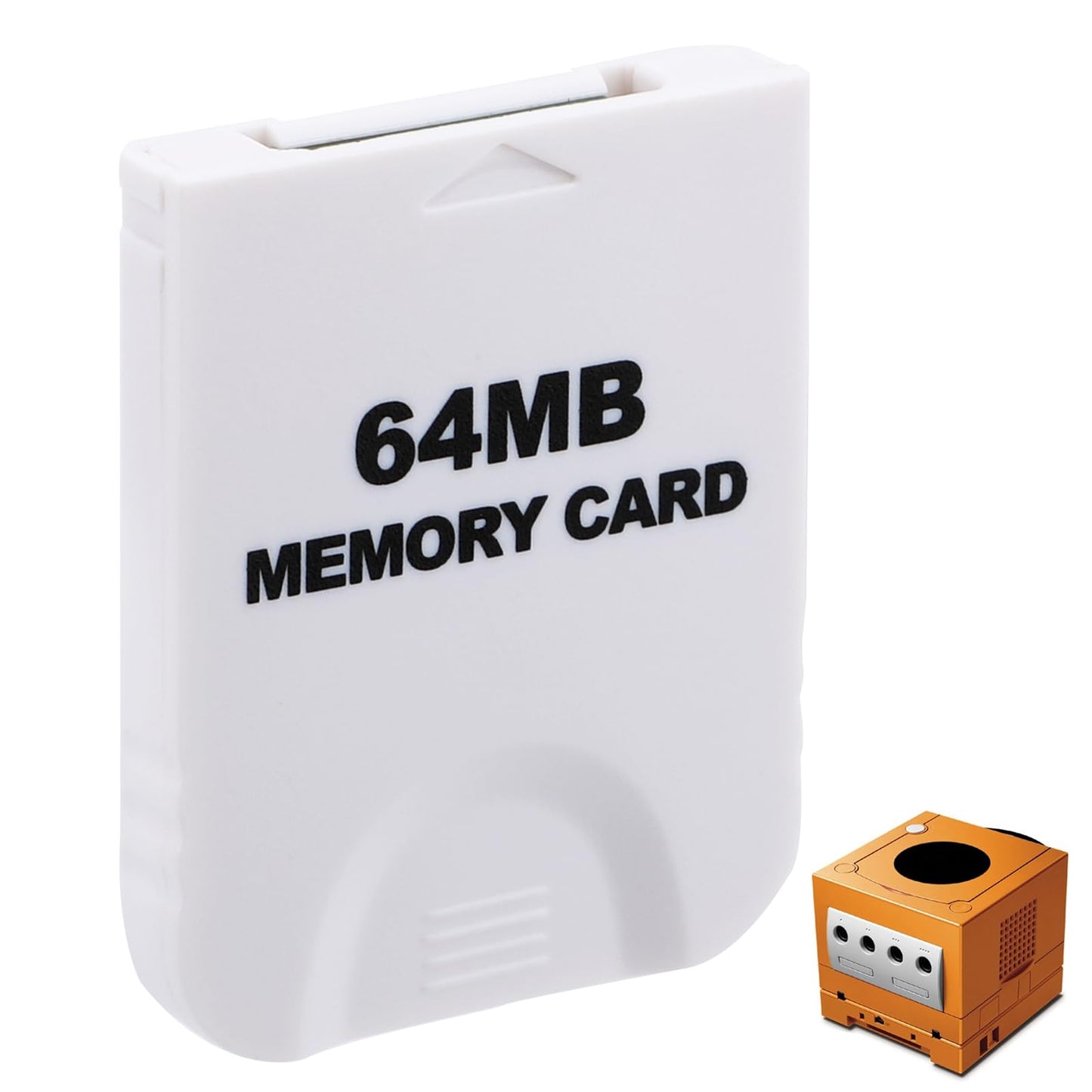 64MB(1019 Blocks) Game Memory Card Game at Cube Memory Card Game-at-Cube Memory Cards Compatible forNintendo/Wii Original Console Accessory Kits(White)
