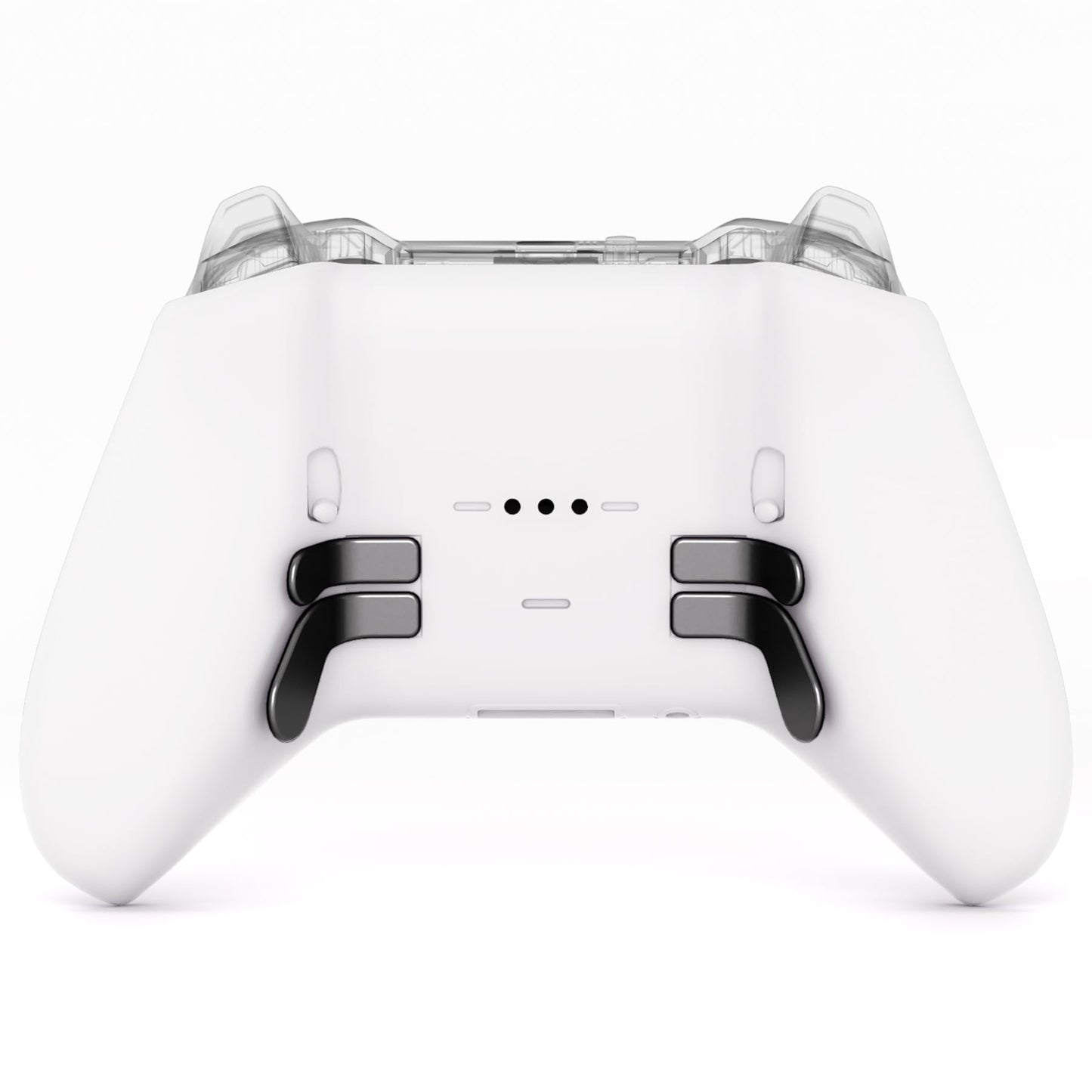 eXtremeRate Replacement Bottom Shell for Xbox One Elite Series 2 Controller Custom White Back Housing Shell Cover for Xbox Elite Series 2 Core Wireless Controller Model 1797