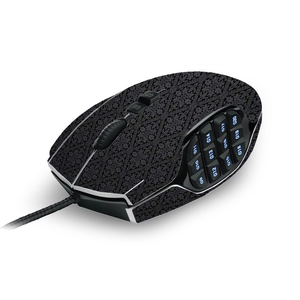 MIGHTY SKINS Logitech G600 Mouse Skin - Glamorous Vinyl Decal, Durable & Easy to Apply, Made in USA