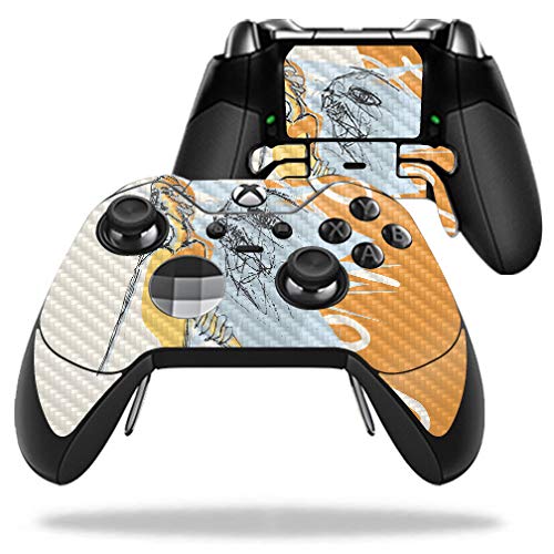 MightySkins Carbon Fiber Skin for Microsoft Xbox One fine design Controller - Seeing The Invisible | Protective Durable Textured Carbon Fiber Finish | Easy to Apply | Made in The USA
