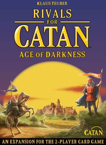 CATAN Rivals for CATAN Age of Darkness Card Game Expansion - Strategy Game for 2 Players, 45-90 Min Playtime, Model CN3135