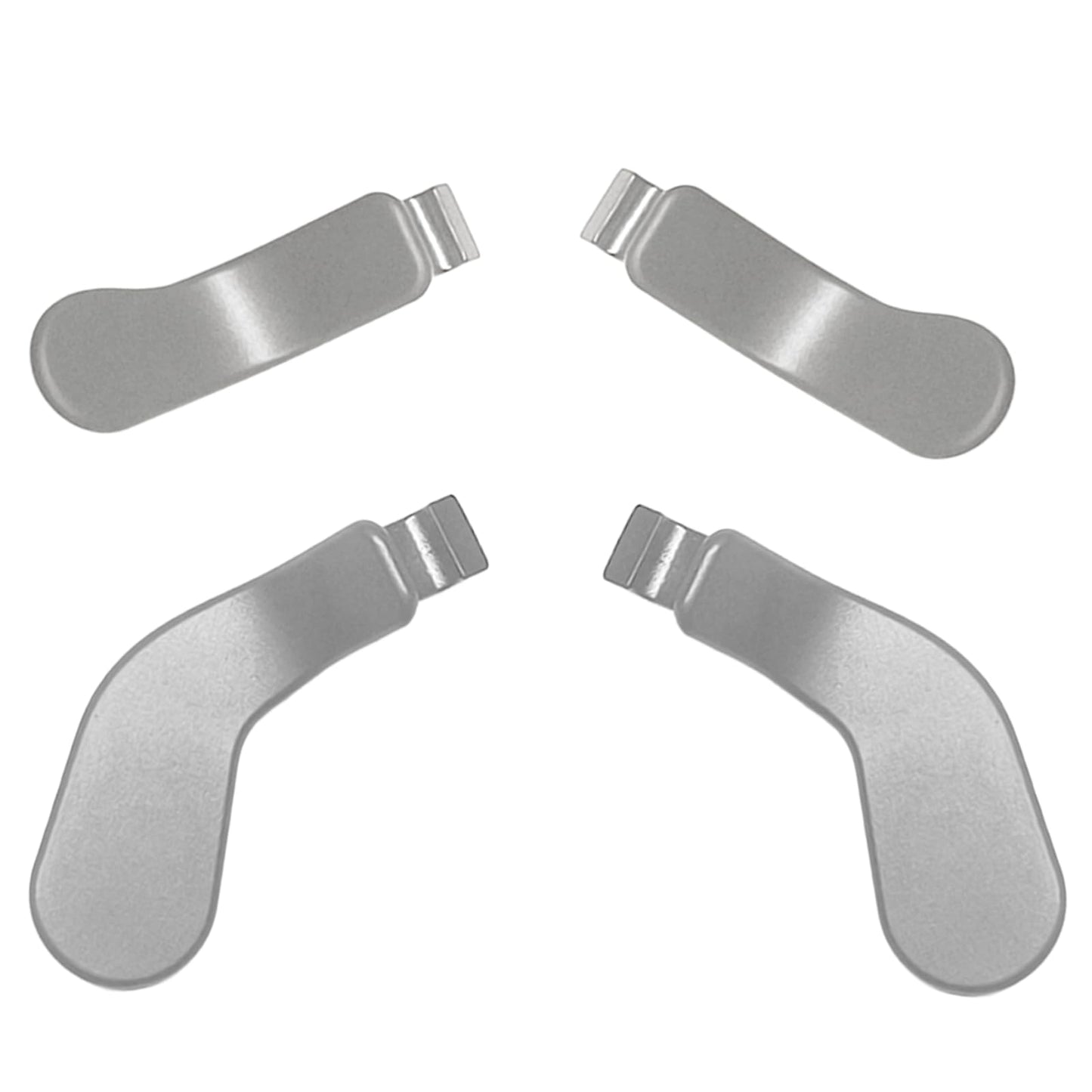 4 Pcs Elite Controller Paddles for Xbox Elite Controller Series 2 Paddles for Xbox Elite Series 2 Elite 1 Core Controller Paddles Elite 2 Controller Accessories for Xbox Elite One Controller(Silvery)