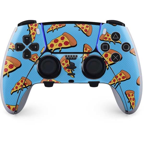 Skinit Decal Gaming Skin Compatible with PS5 DualSense Edge Pro Controller - Pizza Foodie Design