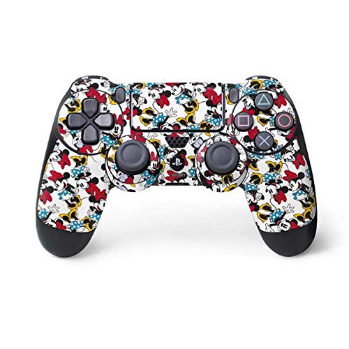Skinit Decal Gaming Skin Compatible with PS4 Controller - Officially Licensed Disney Minnie Mouse Rockin Minnie Pattern Design