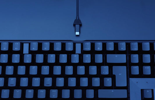 Cherry MX Board 3.0 S Wired Mechanical Keyboard - Aluminum, MX Red Silent Switches, Black, Model G80-3874LWAUS-2