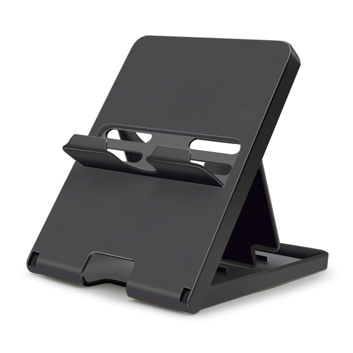 ELIATER Stand Compatible with Nintendo Switch Adjustable Switch Playstand Foldable Phone Stand for Desk Compact & Portable Switch Holder Accessories (Black)