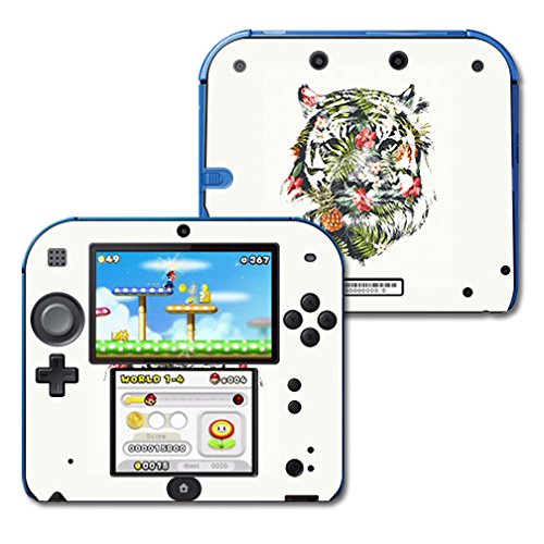 MightySkins Skin Compatible with Nintendo 2DS - Jungle Tiger | Protective, Durable, and Unique Vinyl Decal wrap Cover | Easy to