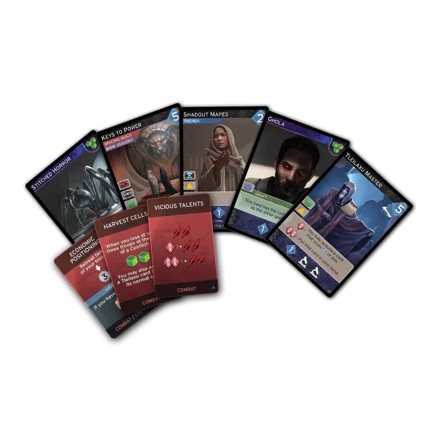 Dire Wolf Dune Imperium: Immortality Board Game - 1-4 Players, 60-120 Min, Cardboard, Multicolor, Model DWD01012, Ages 14+