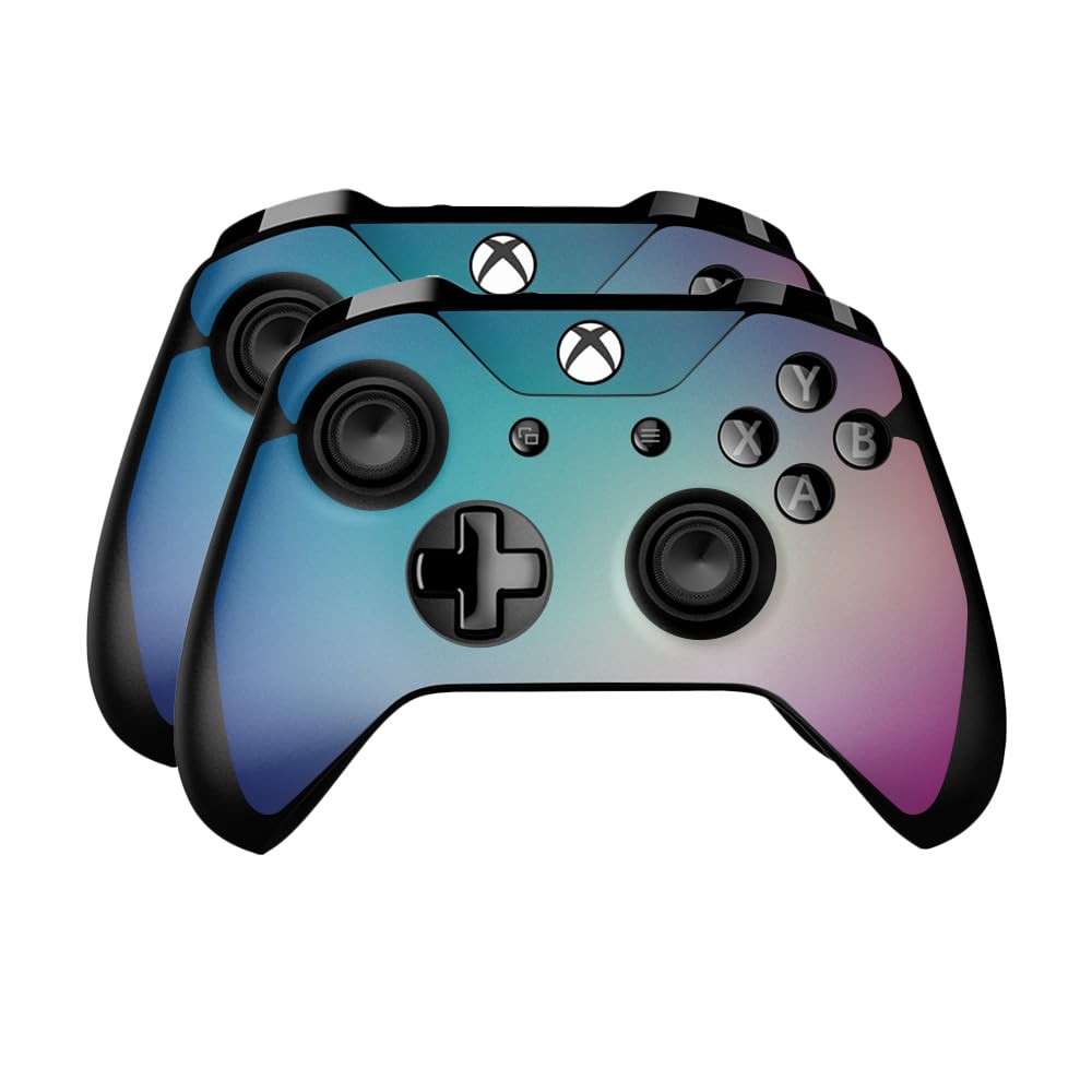 Skin Compatible with Microsoft Xbox One Controller (2 Pack) - Vivid Fog - Premium 3M Vinyl Protective Wrap Decal Cover - Easy to Apply | Crafted in The USA by MightySkins