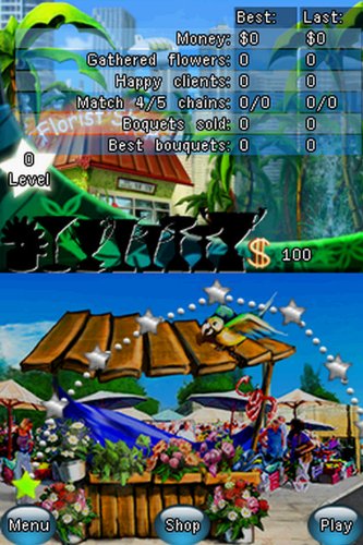 Tommo Florist Shop Nintendo DS - Model DS-2015, Engaging Gardening Game for Nintendo DS