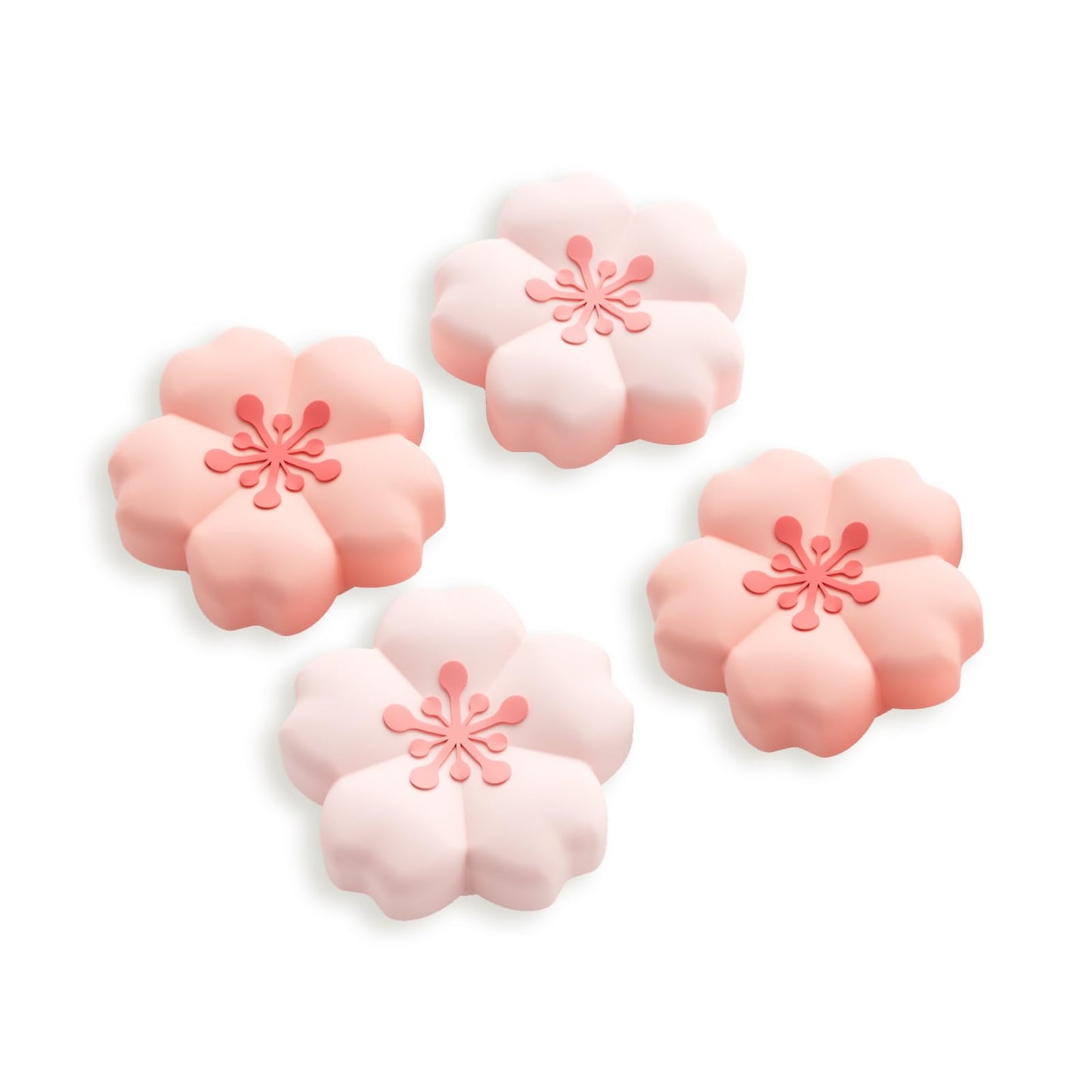 GeekShare Sakura Thumb Grips Compatible with Nintendo Switch 2 Anti-Slip Silicone Switch 2 Joystick Caps with Original Design and Comfortable Grip(4PCS)