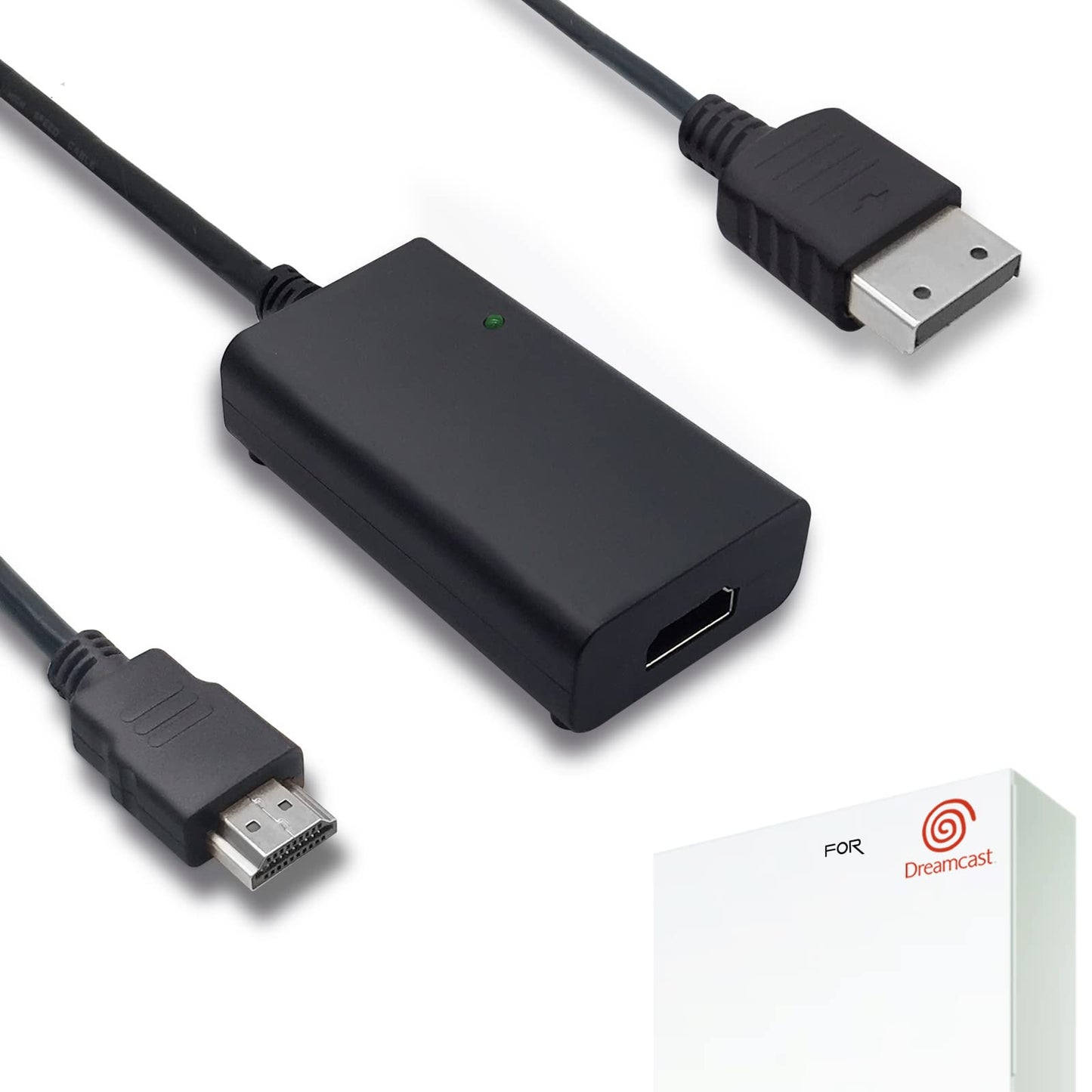 HDMI Cable for Sega Dreamcast DC Console Dreamcast to HDMI Adapter with True VGA Signal Output (100% Improved Video Quality-HD Converter)
