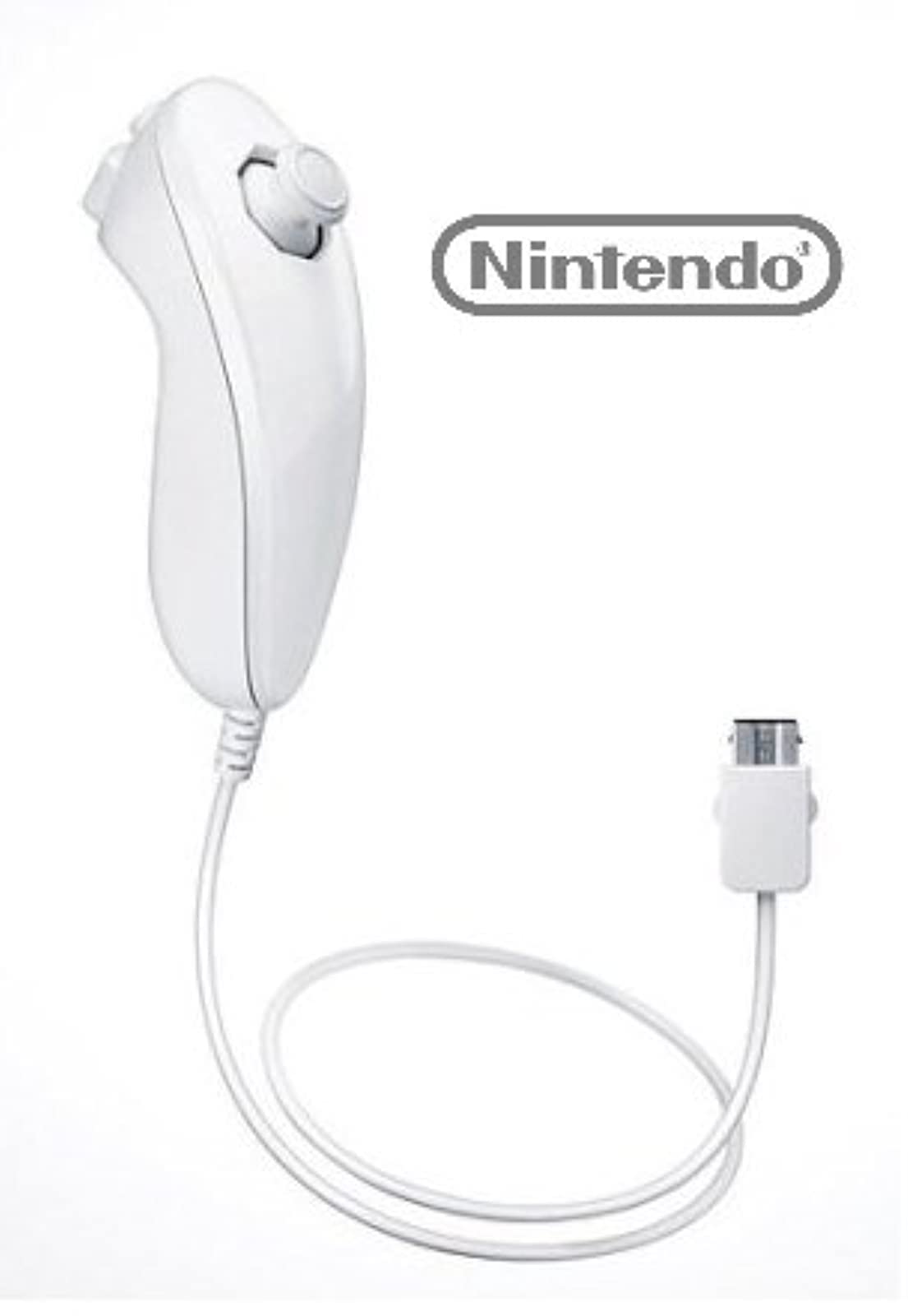 Official Nintendo WiiU Nunchuk Controller - White (Bulk Packaging)