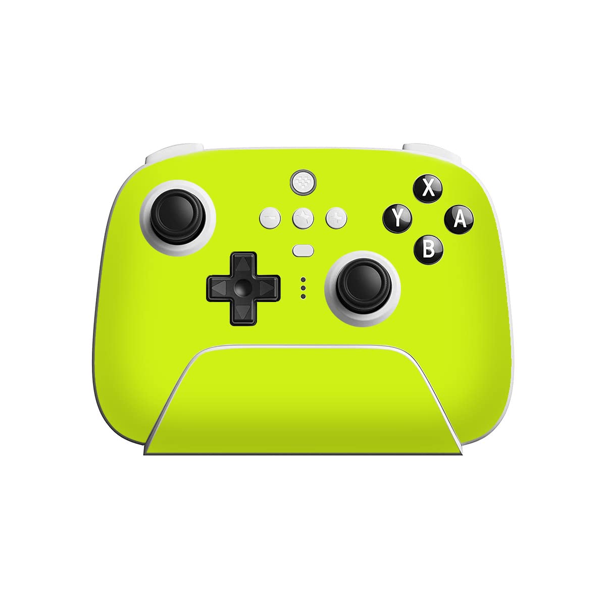 SopiGuard Sticker Skin for 8Bitdo Ultimate Wireless Controller Front and Buttons (Neon Yellow)