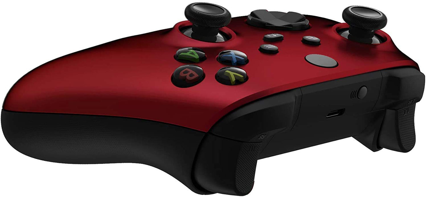 Custom Controllerzz Wireless Xbox Controller - Soft Touch Feel, X/S Red, for Xbox Series X/S & One