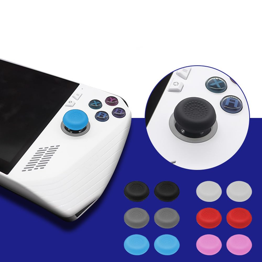 Generic Thumb Grip Caps for ASUS ROG Ally - Silicone Joystick Grips - Black