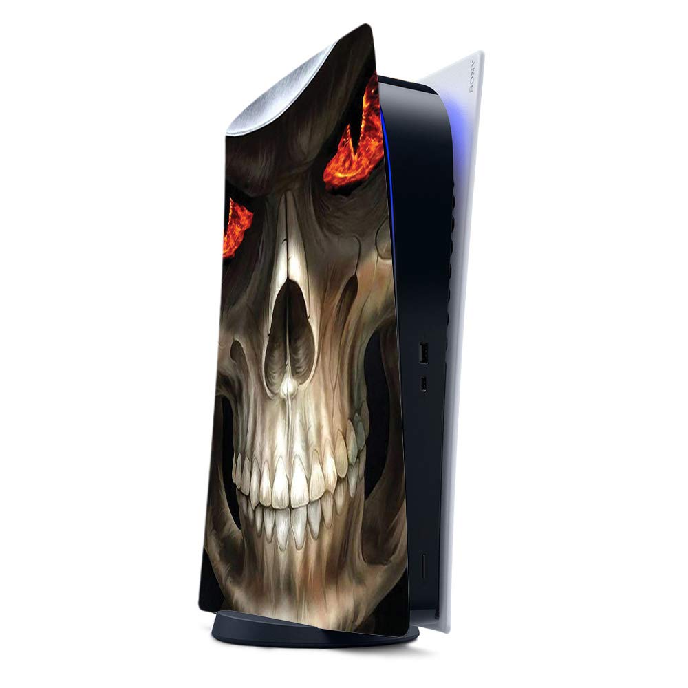 MightySkins Gaming Skin for PS5 / Playstation 5 Digital Edition - Evil Reaper | Protective Viny wrap | Easy to Apply and Change Style | Made in The USA