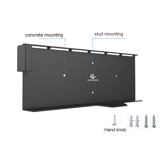 Monzlteck Wall Mount for PS4 Pro - Space Saving, Easy to Install, Fits Near/Behind TV