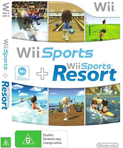 Nintendo Wii Sports / Wii Sports Resort - 2 Games on 1 Disc Bundle Version (refurbished)