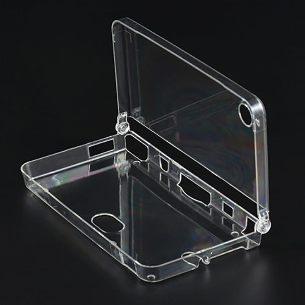 OSTENT Hard Crystal Clear Game Case for Nintendo DSi LL/XL - Durable Protection Shell