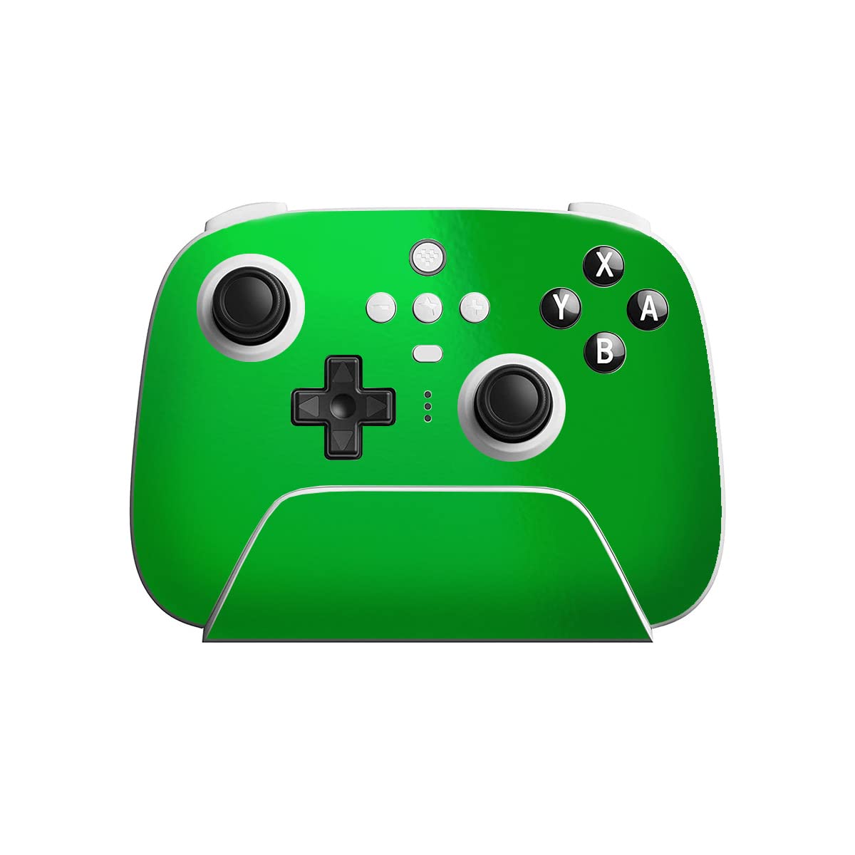 SopiGuard Sticker Skin for 8Bitdo Ultimate Wireless Controller Front and Buttons (Gloss Green)