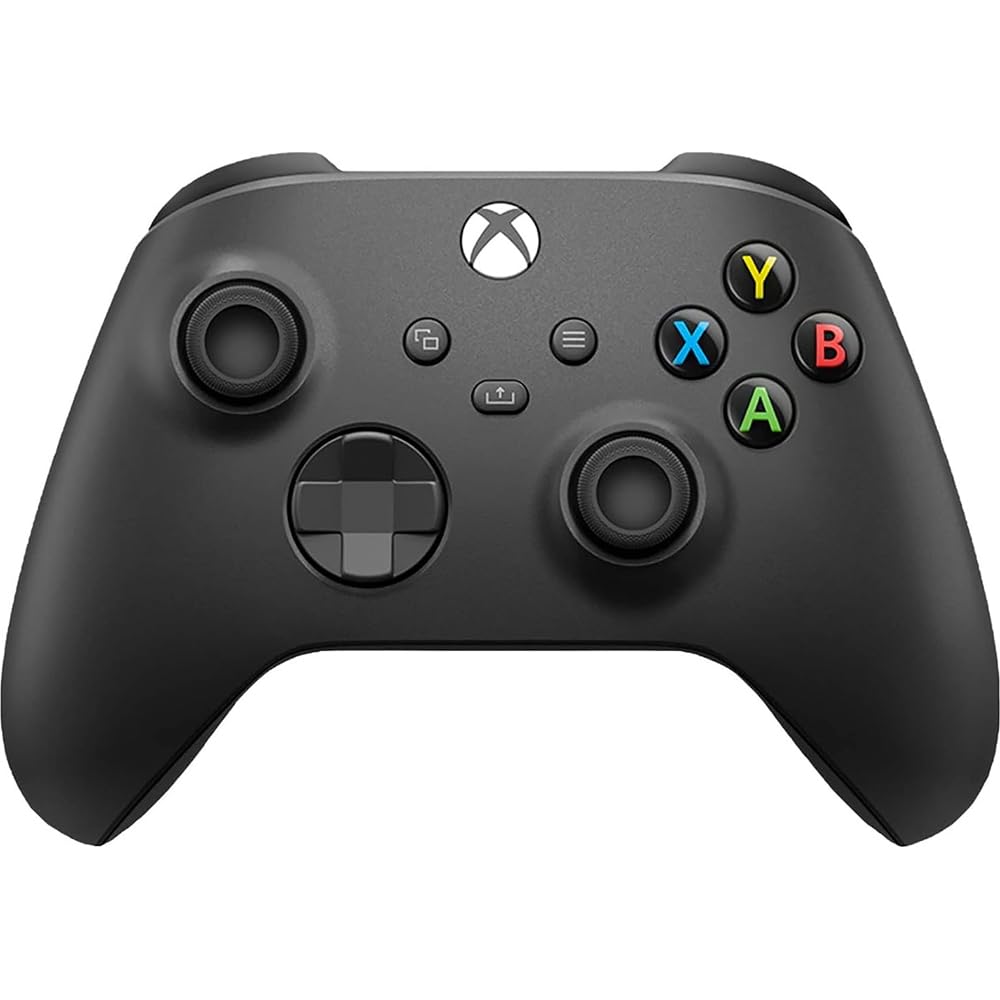 Microsoft QAT-00007 Xbox Wireless Bluetooth Controller with USB Carbon Black (Renewed)