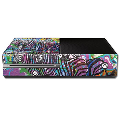 MightySkins Skin Compatible with Microsoft Xbox One - Zebra Gang | Protective, Durable, and Unique Vinyl Decal wrap Cover | Easy